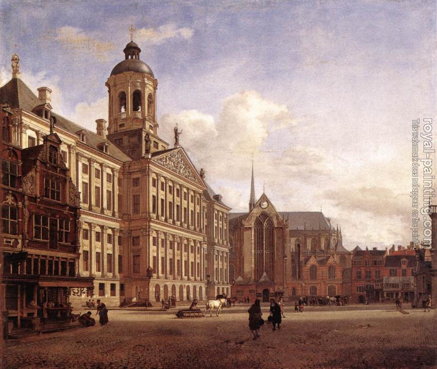 Jan Van Der Heyden : The New Town Hall in Amsterdam